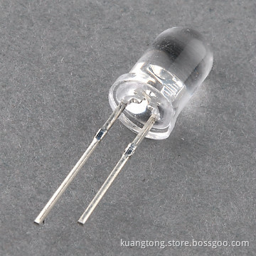 5mm round water clear lens ultra brightness led diode